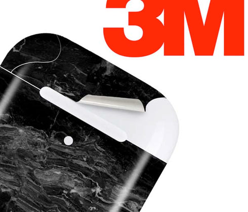 Crystal Black Apple AirPods 2 Skin