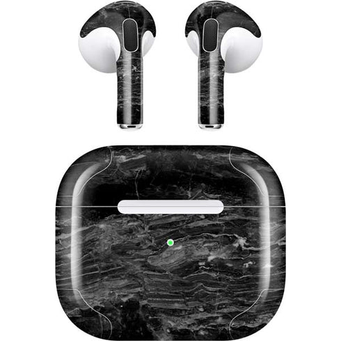 Crystal Black Apple AirPods (3rd Gen 2021) Skin