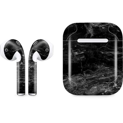 Crystal Black Apple AirPods Skin