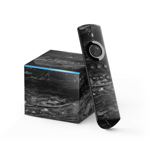 Crystal Black Fire TV Cube Skin