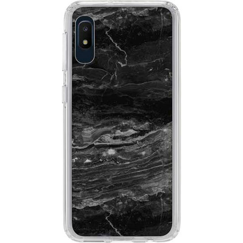 Crystal Black Galaxy A10e Clear Case