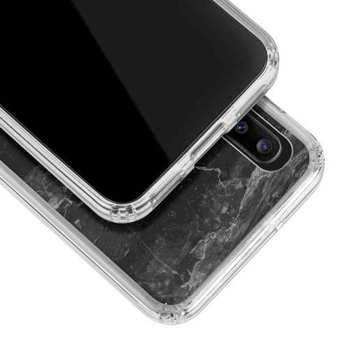 Crystal Black Galaxy A30 Clear Case