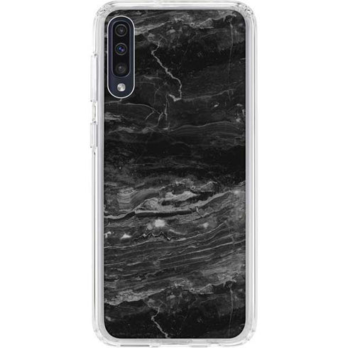 Crystal Black Galaxy A50 Clear Case