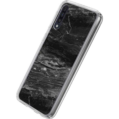 Crystal Black Galaxy A50 Clear Case