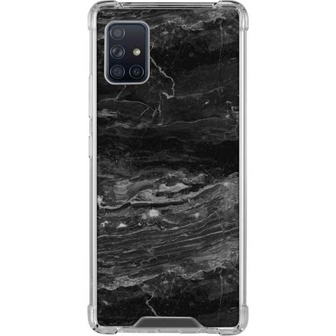 Crystal Black Galaxy A51 5G Clear Case