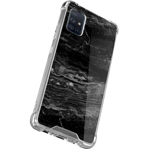 Crystal Black Galaxy A51 5G Clear Case