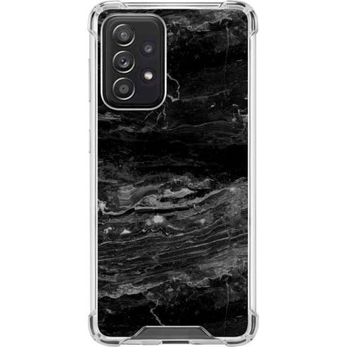 Crystal Black Galaxy A52 5G Clear Case