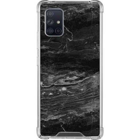 Crystal Black Galaxy A71 5G Clear Case