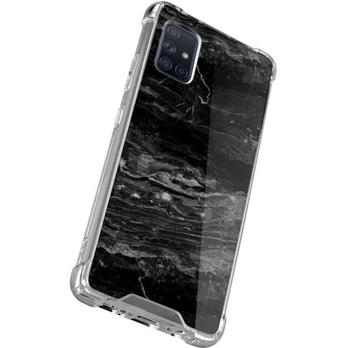 Crystal Black Galaxy A71 5G Clear Case