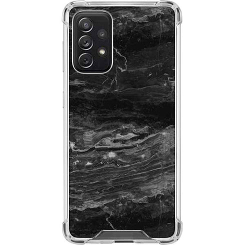 Crystal Black Galaxy A72 5G Clear Case