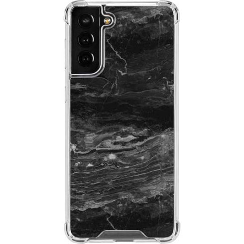 Crystal Black Galaxy S21 FE Clear Case
