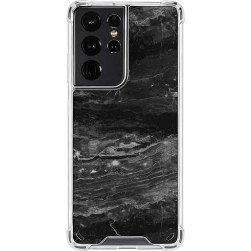 Crystal Black Galaxy S21 Ultra 5G Clear Case