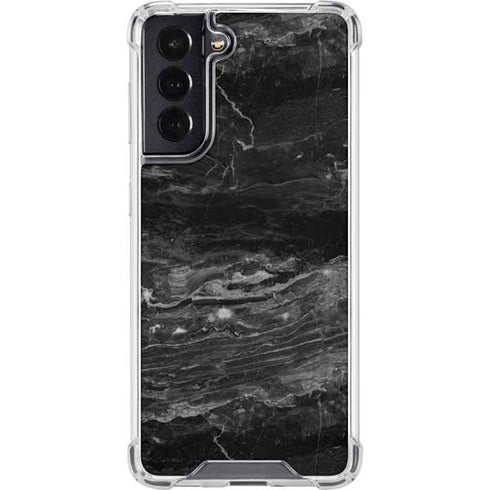 Crystal Black Galaxy S22 Clear Case