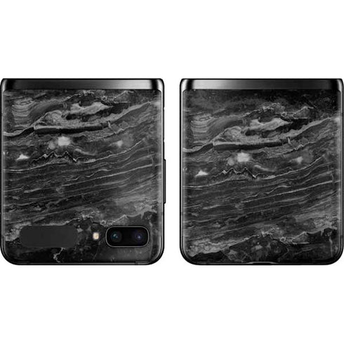 Crystal Black Galaxy Z Flip Skin