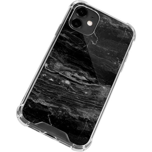 Crystal Black iPhone 12 Clear Case