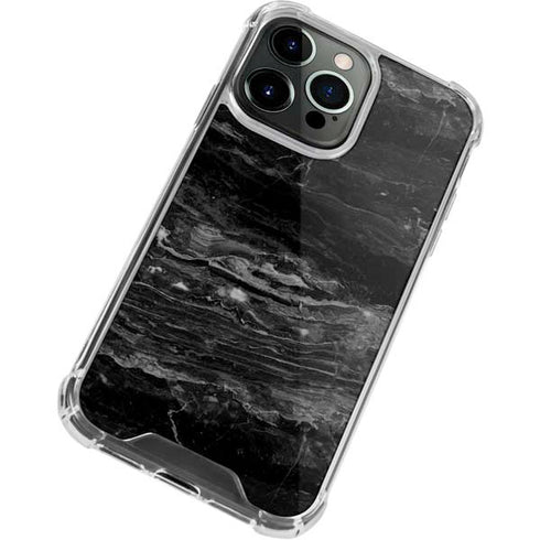 Crystal Black iPhone 13 Pro Max Clear Case