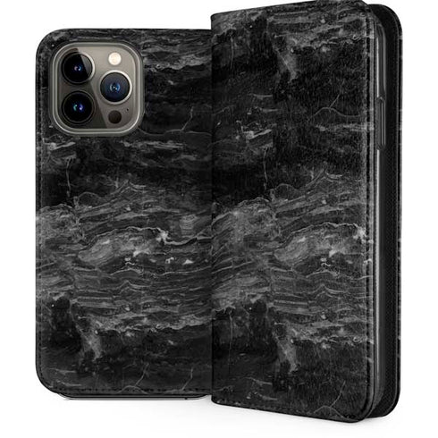 Crystal Black iPhone 13 Pro Max Folio Case