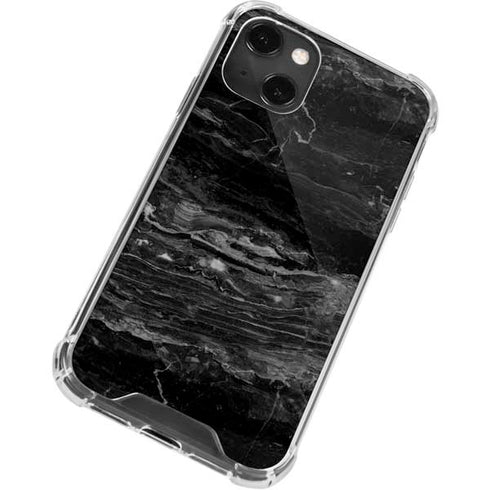 Crystal Black iPhone 14 Plus Clear Case