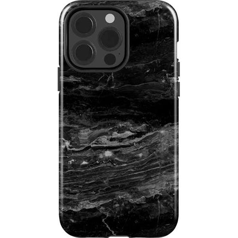 Crystal Black iPhone 15 Pro Impact Case