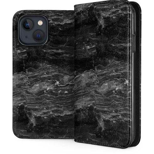 Crystal Black iPhone 15 Plus Folio Case