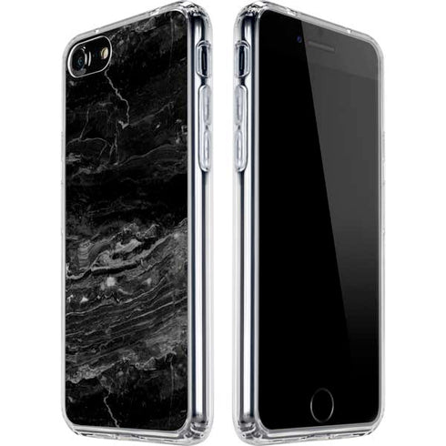Crystal Black iPhone SE (2nd & 3rd Gen) Clear Case