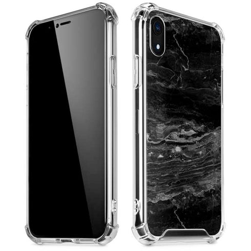 Crystal Black iPhone XR Clear Case