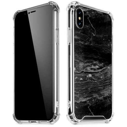 Crystal Black iPhone XS Max Clear Case