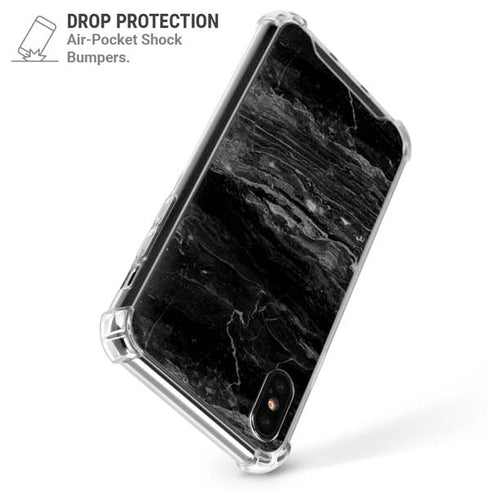 Crystal Black iPhone XS Max Clear Case