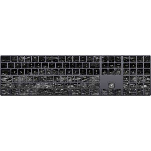 Crystal Black Magic Keyboard with Numeric Keypad Skin