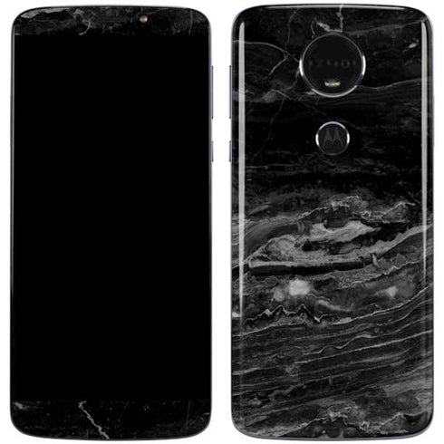 Crystal Black Moto E5 Plus Skin