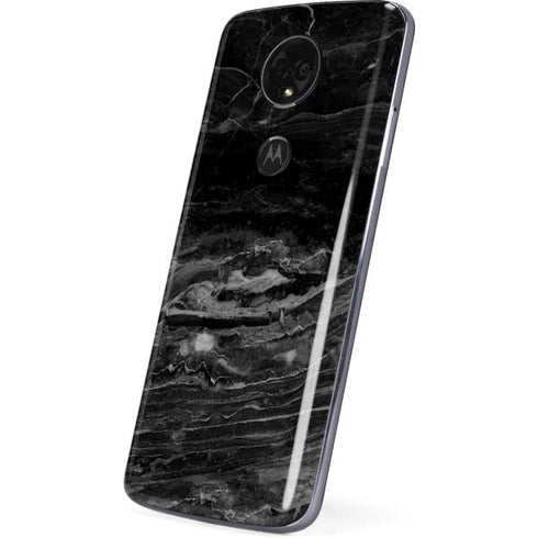 Crystal Black Moto E5 Plus Skin