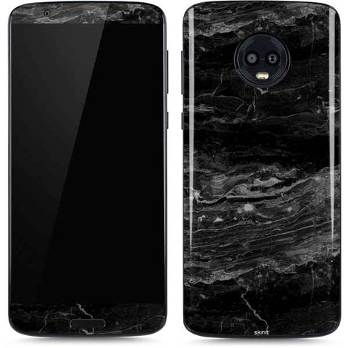 Crystal Black Moto G6 Skin