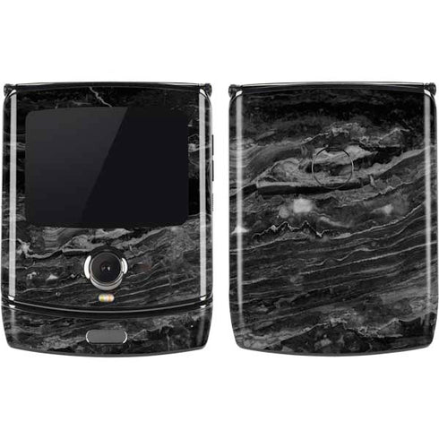 Crystal Black Motorola RAZR Skin