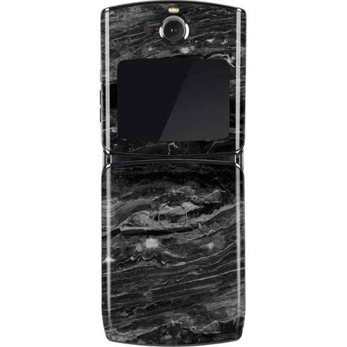 Crystal Black Motorola RAZR Skin
