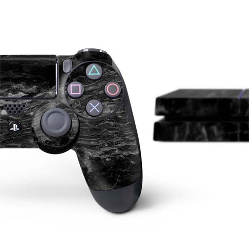 Crystal Black PS4 Console and Controller Bundle Skin
