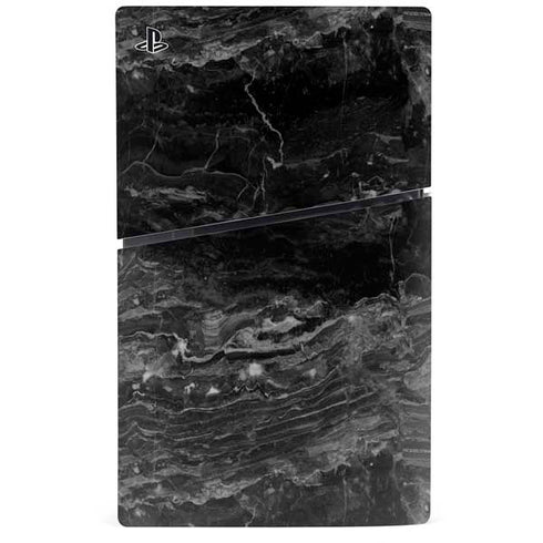 Crystal Black PS5 Slim Digital Edition Console Skin