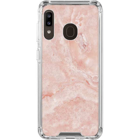 Crystal Pink Galaxy A30 Clear Case