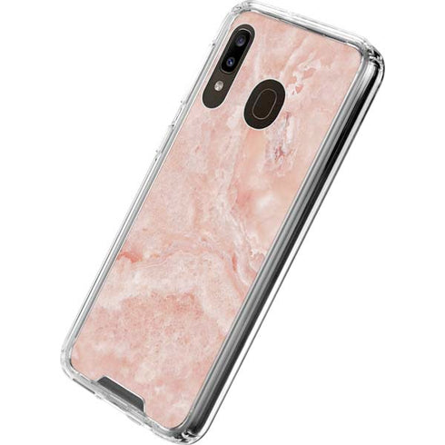 Crystal Pink Galaxy A30 Clear Case
