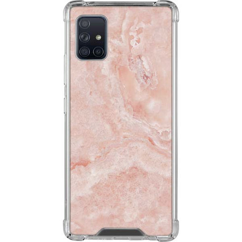 Crystal Pink Galaxy A51 5G Clear Case