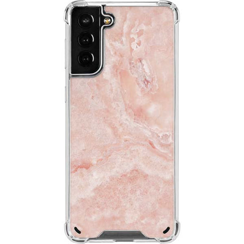Crystal Pink Galaxy S21 Plus 5G Clear Case