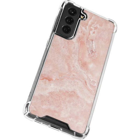 Crystal Pink Galaxy S22 Clear Case