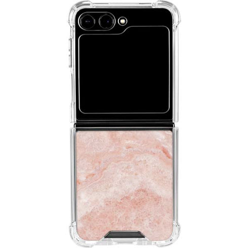Crystal Pink Galaxy Z Flip5 5G Clear Case