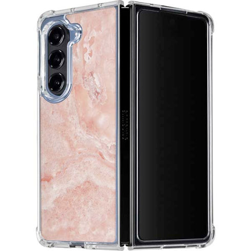 Crystal Pink Galaxy Z Fold5 5G Clear Case