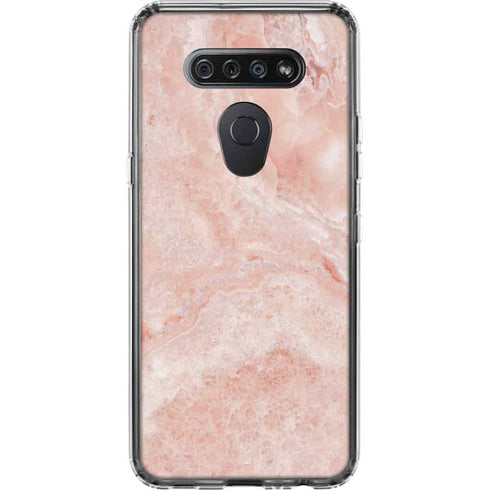 Crystal Pink LG K51/Q51 Clear Case