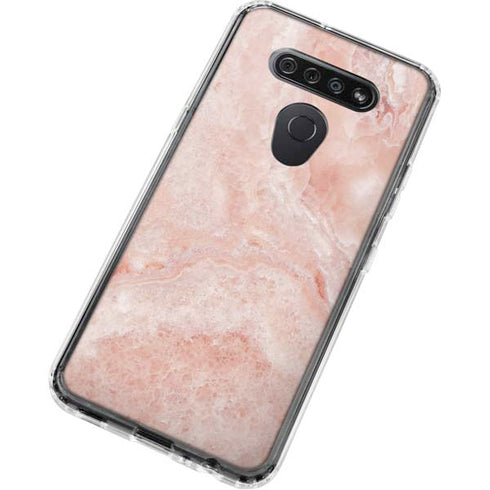 Crystal Pink LG K51/Q51 Clear Case