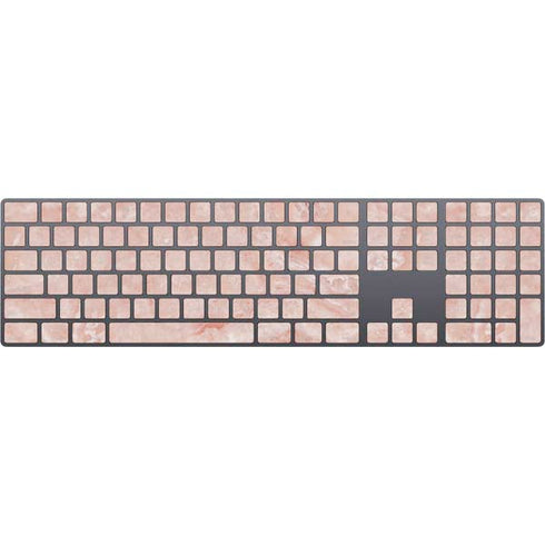 Crystal Pink Magic Keyboard with Numeric Keypad Skin