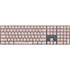 Crystal Pink Magic Keyboard with Numeric Keypad Skin
