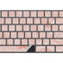 Crystal Pink Magic Keyboard with Numeric Keypad Skin