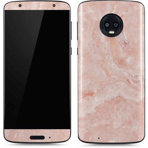 Crystal Pink Moto G6 Skin