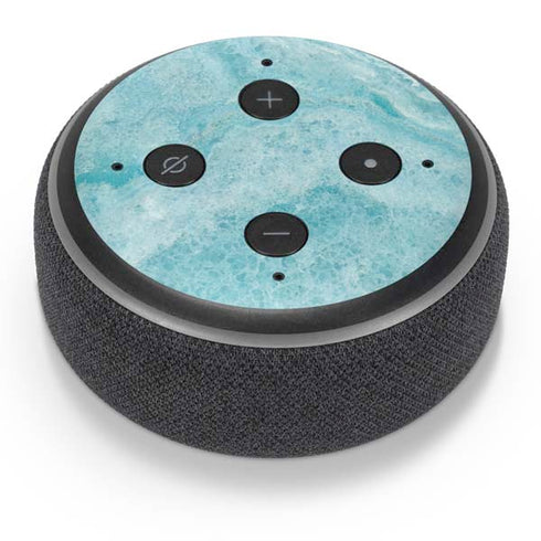 Crystal Turquoise Amazon Echo Dot Skin